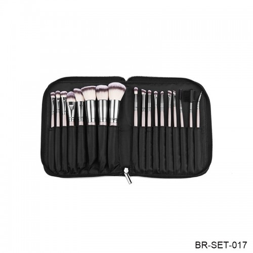 Cosmetic Brush Kit Face Brush Eyeshadow Brush Lip Brush Travel Brush with Portable Porch