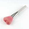 Free Sample Heart Shape Blush Brush with Premium Soft Synthetic Hair