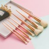 12PCS Rose Gold Cosmetic Brush Set Makeup Brush with Rose Gold Jar