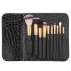 Private Label Makeup Brush Kit with Portable Bag.