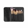 Preminum Soft Synthetic Hair Travel Cosmetic Brush with Brush Holder