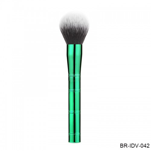 Aluminum Handle Cosmetics Brush Synthetics Hair