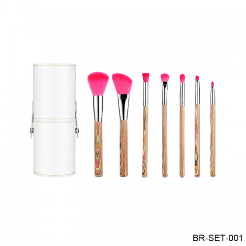 High Quality Soft Synthetic Hair Powder Makeup Brush Foundation Makeup Brush Eye Brushes Set 4PCS