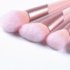 Hot Sale Synthetic Hair 7PCS Cosmeti Makeup Brush Set with Slanted Ferrule