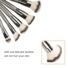 Vegan Hair 18PCS Professional Brush Set Makeup Brush with Zipper Bag