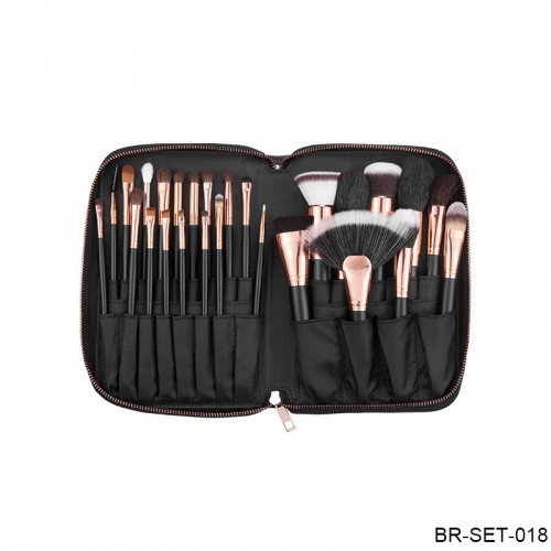 Cosmetic Makeup Vegan Brush with Portable Pouch.