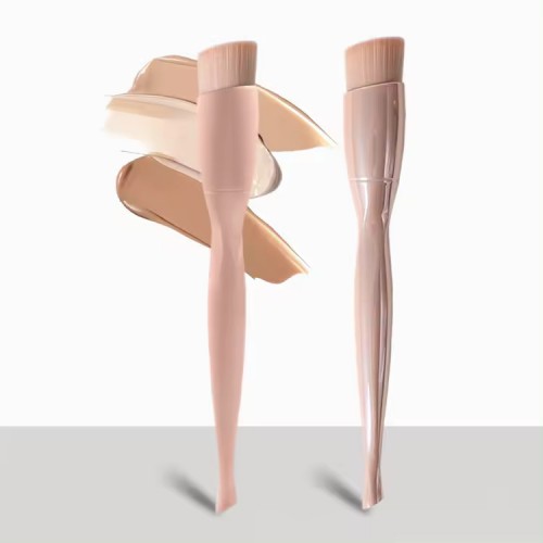 Single Pink Vegan Foundation Brush Foundation Brush Professional