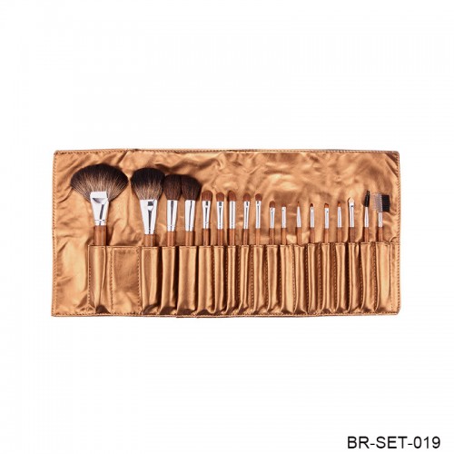 Cosmetic Makeup Vegan Brush with Portable Pouch.