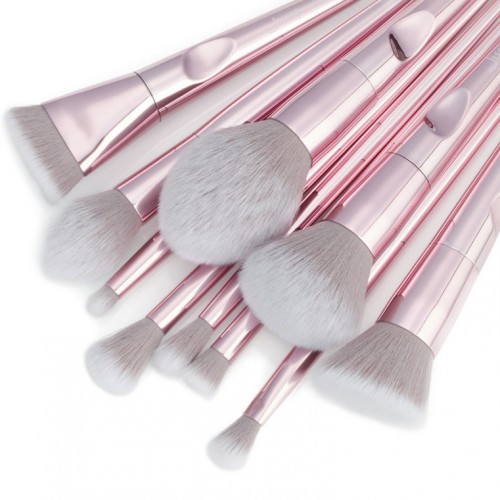 Fashion 10PCS Cosmetic Makeup Brush Set with Synthetic Hair