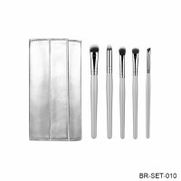 Synthetic Hair Brush Set Makeup Kit with Aluminum Ferrule 7PCS