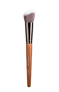 Natural Wood Makeup Brushes with Silky Synthetic Bristles for Flawless Application